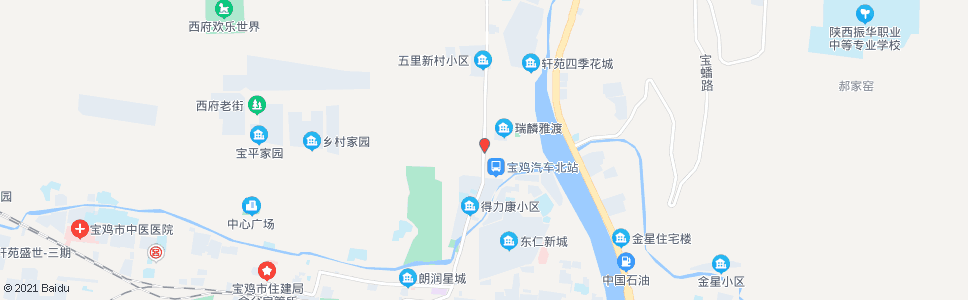 宝鸡群众路_公交站地图_宝鸡公交_妙搜公交查询2024