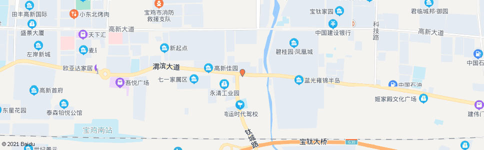 宝鸡汉中路南口_公交站地图_宝鸡公交_妙搜公交查询2024