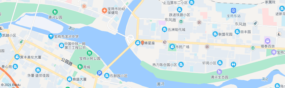 宝鸡水果批发市场_公交站地图_宝鸡公交_妙搜公交查询2024