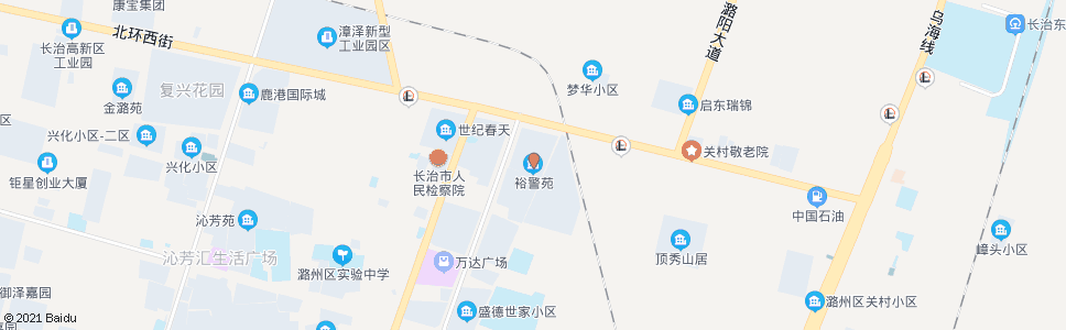 长治裕警苑小区(长兴北路)_公交站地图_长治公交_妙搜公交查询2024