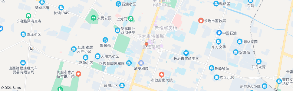 长治金威名店_公交站地图_长治公交_妙搜公交查询2024