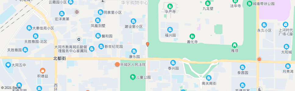 大同魏都大道顺城街口_公交站地图_大同公交_妙搜公交查询2024