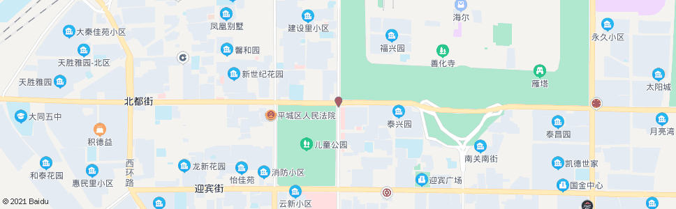 大同魏都大道北都街口_公交站地图_大同公交_妙搜公交查询2024