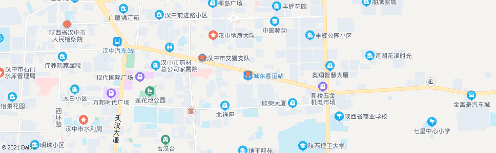 汉中南郑县城东站_公交站地图_汉中公交_妙搜公交查询2024