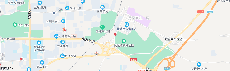 晋城凤凰岭公园_公交站地图_晋城公交_妙搜公交查询2024