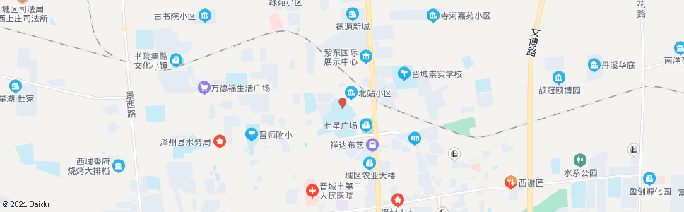 晋城晋城一中_公交站地图_晋城公交_妙搜公交查询2025