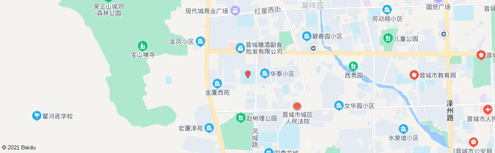 晋城北华学校_公交站地图_晋城公交_妙搜公交查询2025