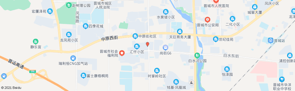 晋城汇仟小区东门_公交站地图_晋城公交_妙搜公交查询2024