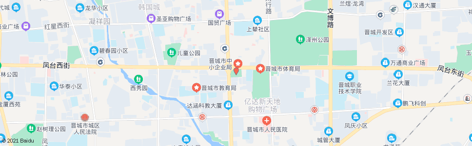 晋城物贸广场_公交站地图_晋城公交_妙搜公交查询2025