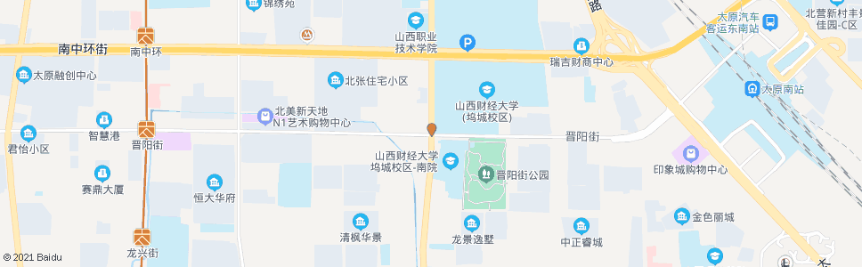 太原晋阳街坞城路口_公交站地图_太原公交_妙搜公交查询2024