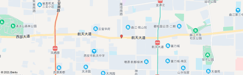 西安杜陵东路(雁塔南路南口)_公交站地图_西安公交_妙搜公交查询2025