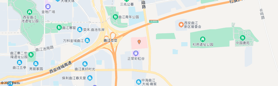 西安雁翔路杜陵邑南路口(西北妇女儿童医院)_公交站地图_西安公交_妙搜公交查询2024