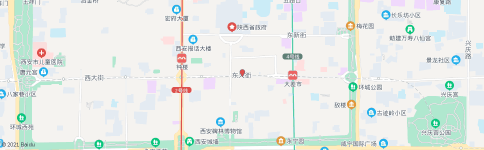西安端履门_公交站地图_西安公交_妙搜公交查询2024