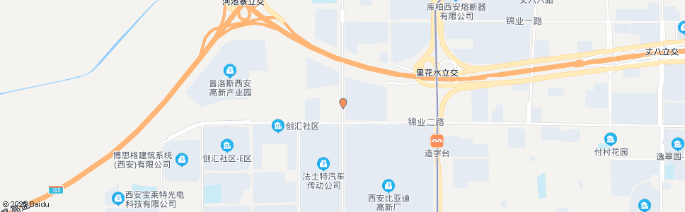 西安丈八八路南段_公交站地图_西安公交_妙搜公交查询2025