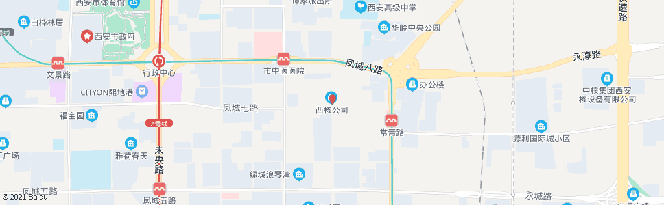 西安渭滨路常青路口_公交站地图_西安公交_妙搜公交查询2025