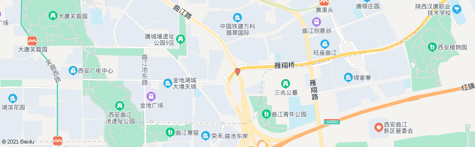 西安曲江池北路东口_公交站地图_西安公交_妙搜公交查询2024