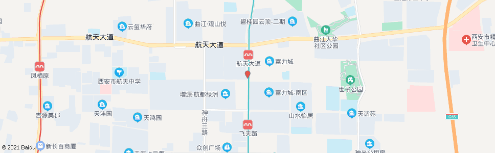 西安航开路神舟四路口_公交站地图_西安公交_妙搜公交查询2024