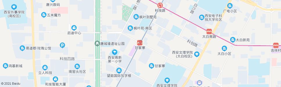 西安科技二路西段_公交站地图_西安公交_妙搜公交查询2024