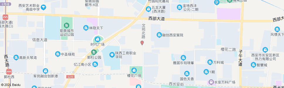 西安西五桥新村_公交站地图_西安公交_妙搜公交查询2025