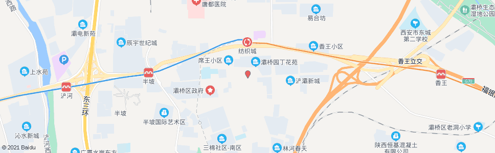 西安纺建路东段_公交站地图_西安公交_妙搜公交查询2025