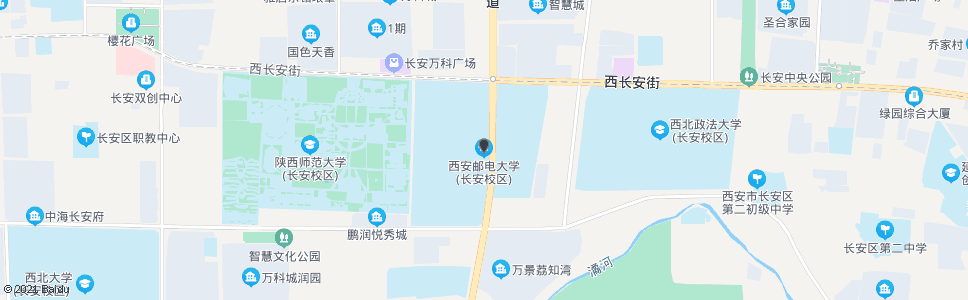 西安邮电学院南校区_公交站地图_西安公交_妙搜公交查询2024