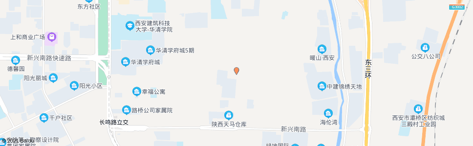 西安白杨寨新村_公交站地图_西安公交_妙搜公交查询2024