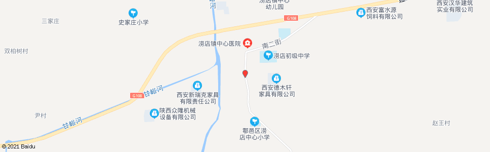 西安涝店_公交站地图_西安公交_妙搜公交查询2024