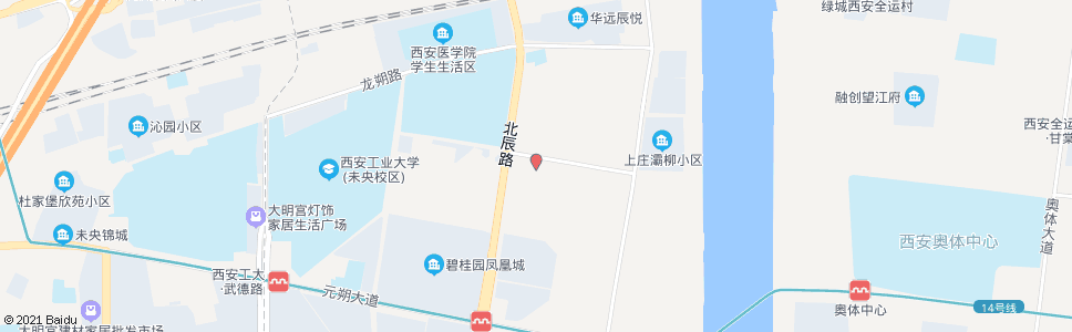 西安上庄村_公交站地图_西安公交_妙搜公交查询2024