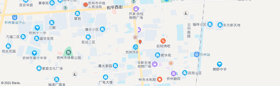 忻州粮库_公交站地图_忻州公交_妙搜公交查询2024