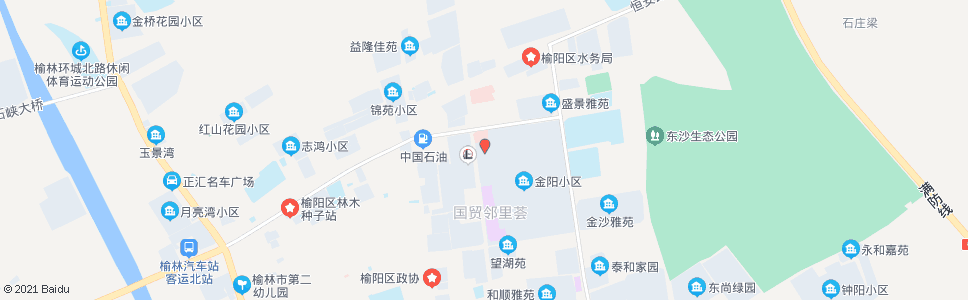 榆林银沙路_公交站地图_榆林公交_妙搜公交查询2024