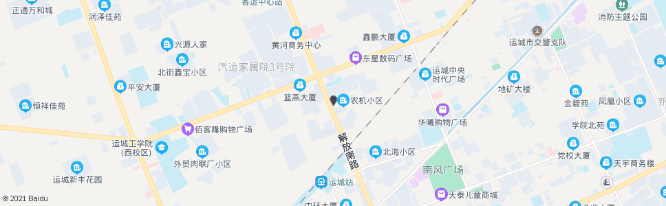 运城百汇解放北路店_公交站地图_运城公交_妙搜公交查询2024