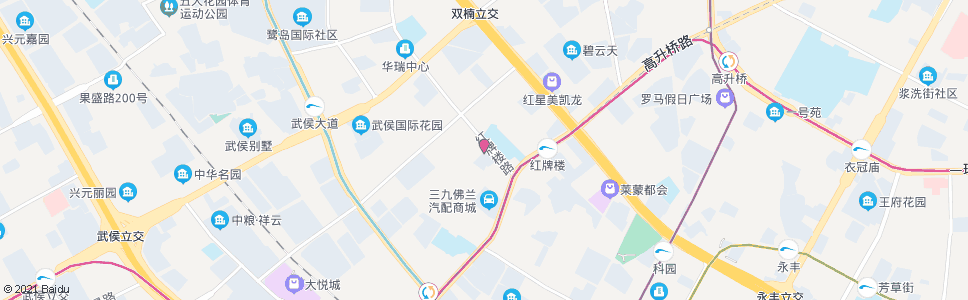 成都永盛路东_公交站地图_成都公交_妙搜公交查询2024