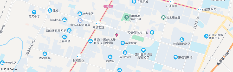 成都新都区中医院_公交站地图_成都公交_妙搜公交查询2024