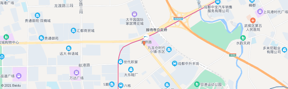 成都时代奥特莱斯西_公交站地图_成都公交_妙搜公交查询2024