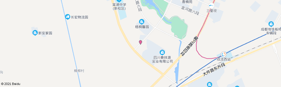 成都涧槽南街双楠大道口_公交站地图_成都公交_妙搜公交查询2024