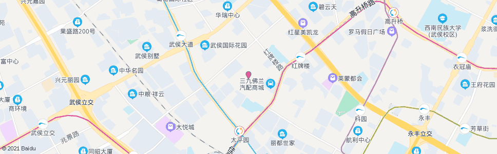 成都永盛路中_公交站地图_成都公交_妙搜公交查询2024