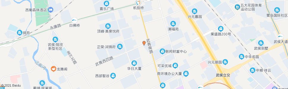 成都武青西四路武青南路口_公交站地图_成都公交_妙搜公交查询2024