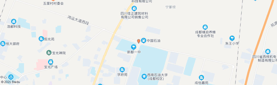 成都蜀龙大道北段绕城大道口_公交站地图_成都公交_妙搜公交查询2024