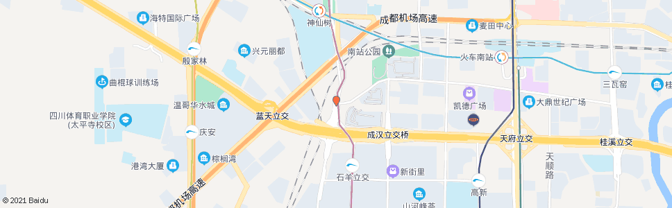 成都盛和三路_公交站地图_成都公交_妙搜公交查询2024