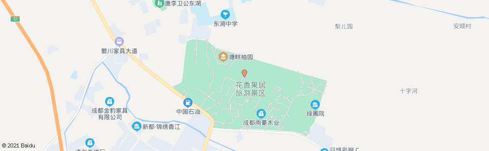 成都花香路_公交站地图_成都公交_妙搜公交查询2024