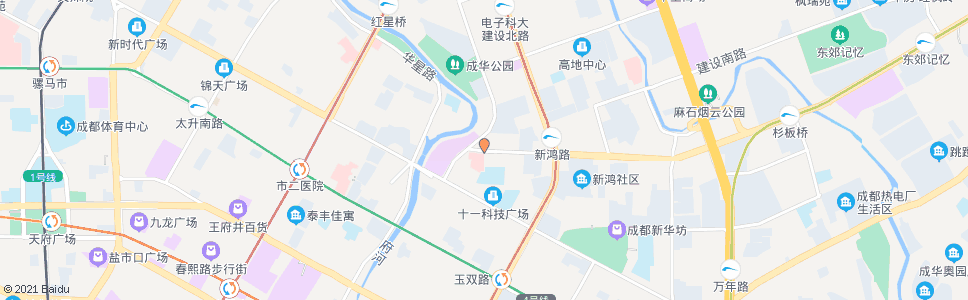 成都新鸿路猛追湾街口_公交站地图_成都公交_妙搜公交查询2024