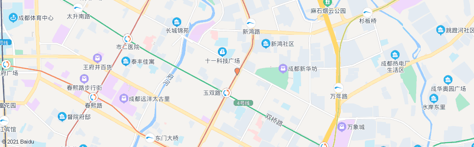 成都双林路一环路口_公交站地图_成都公交_妙搜公交查询2024