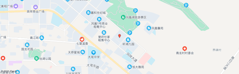 成都凤凰湖国际社区_公交站地图_成都公交_妙搜公交查询2024