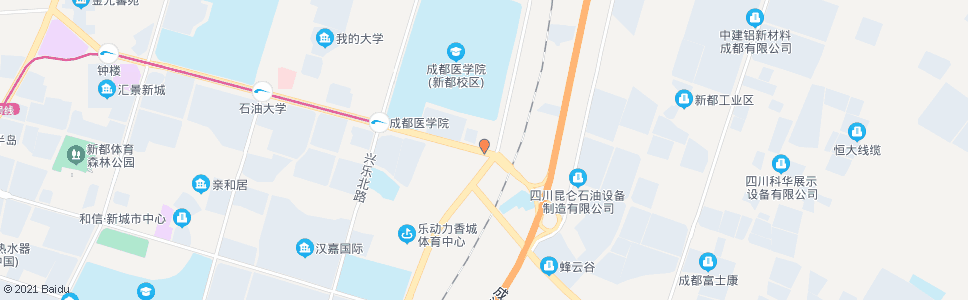 成都蜀龙路成绵高速路口_公交站地图_成都公交_妙搜公交查询2024