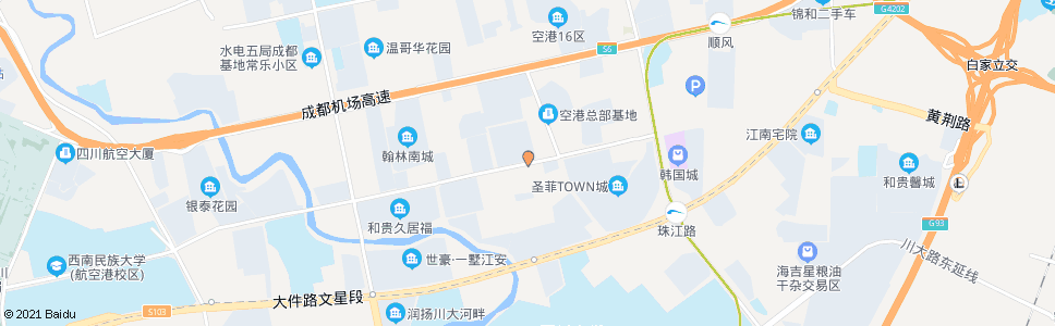 成都临港路三段_公交站地图_成都公交_妙搜公交查询2024