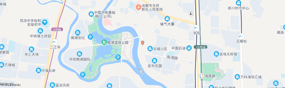 成都府河路一段南_公交站地图_成都公交_妙搜公交查询2024