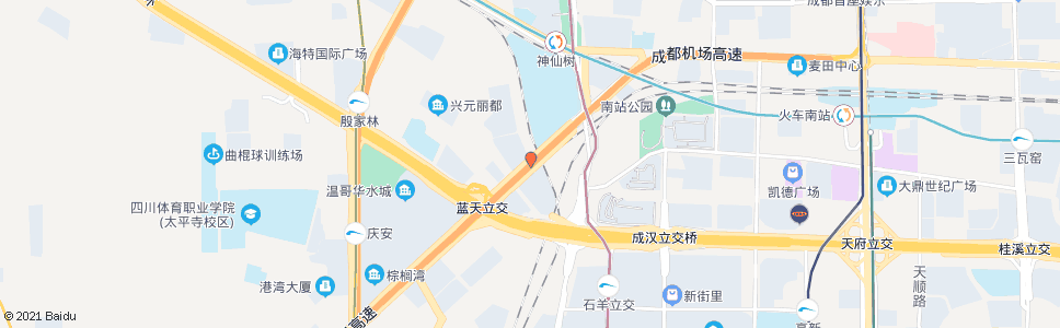 成都新中路北_公交站地图_成都公交_妙搜公交查询2024