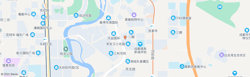 成都中和二街和美路口_公交站地图_成都公交_妙搜公交查询2024