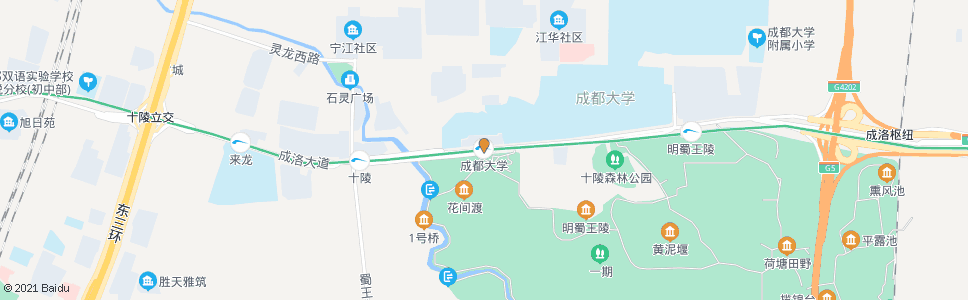 成都川师大成都学院_公交站地图_成都公交_妙搜公交查询2024