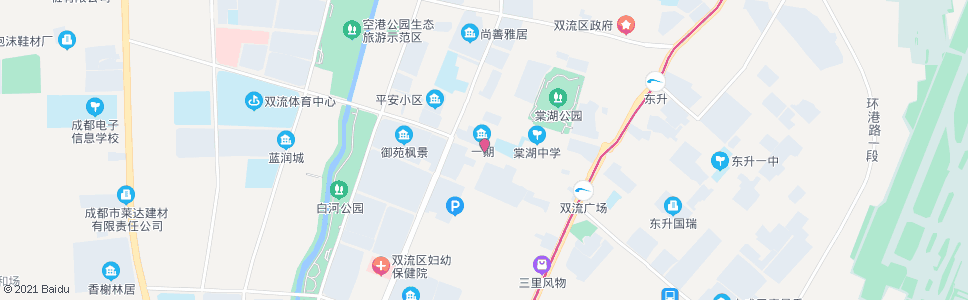 成都白河路三段_公交站地图_成都公交_妙搜公交查询2024